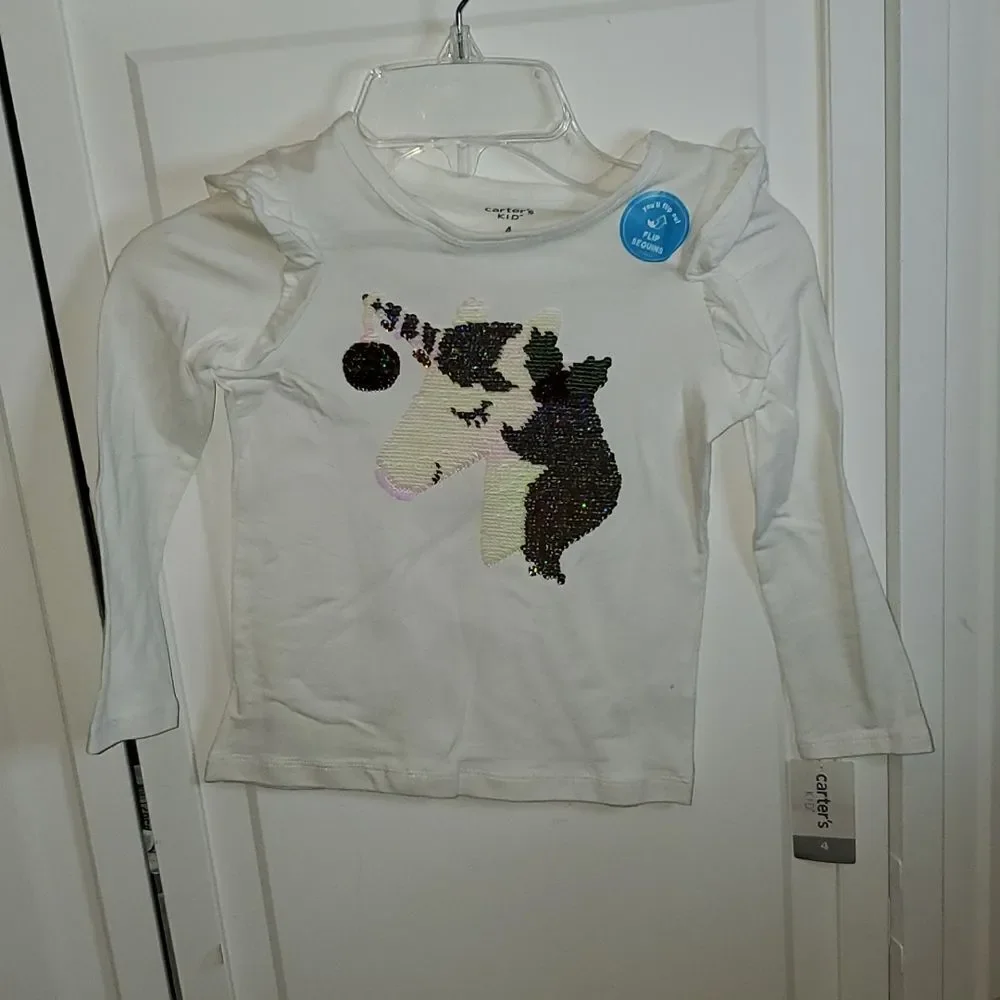 Carter's Kid Reversible Sequin Shirt